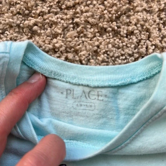 3 - Children’s Place girls size small (5/6) T-Shirts - soccer; flamingo, donut - Picture 7 of 7